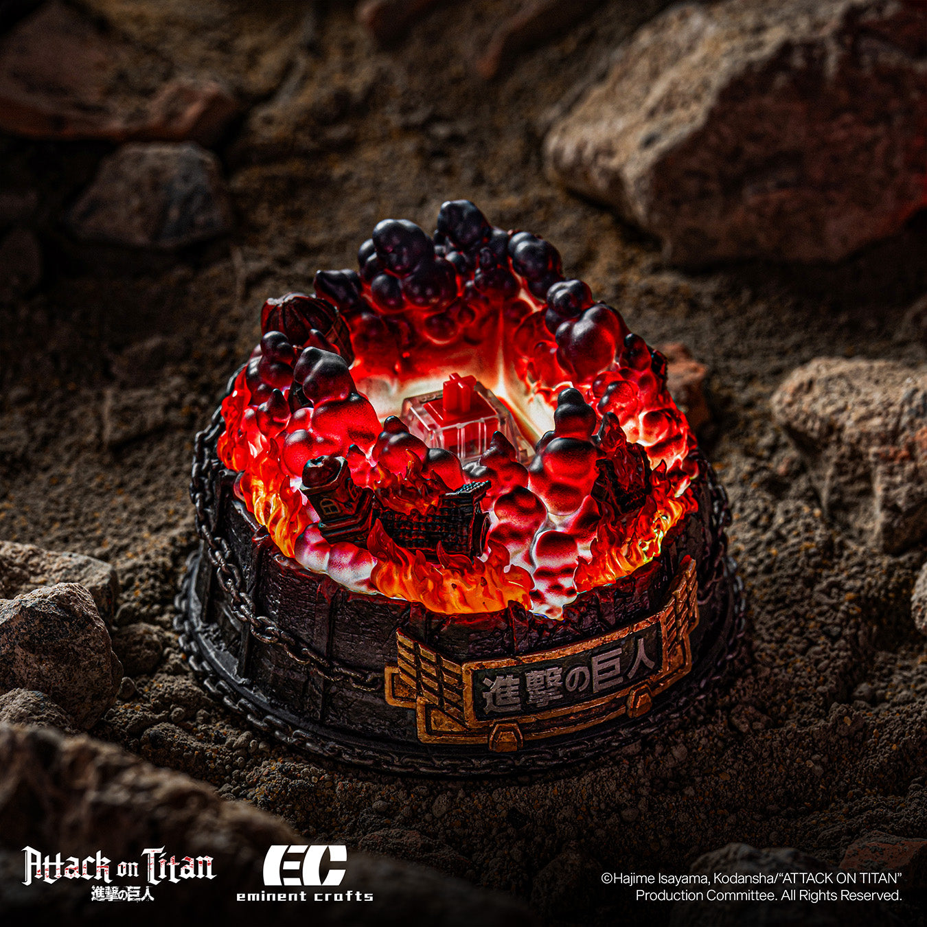 [Instock] Attack on Tital Artisan keycap | Dwarf Factory