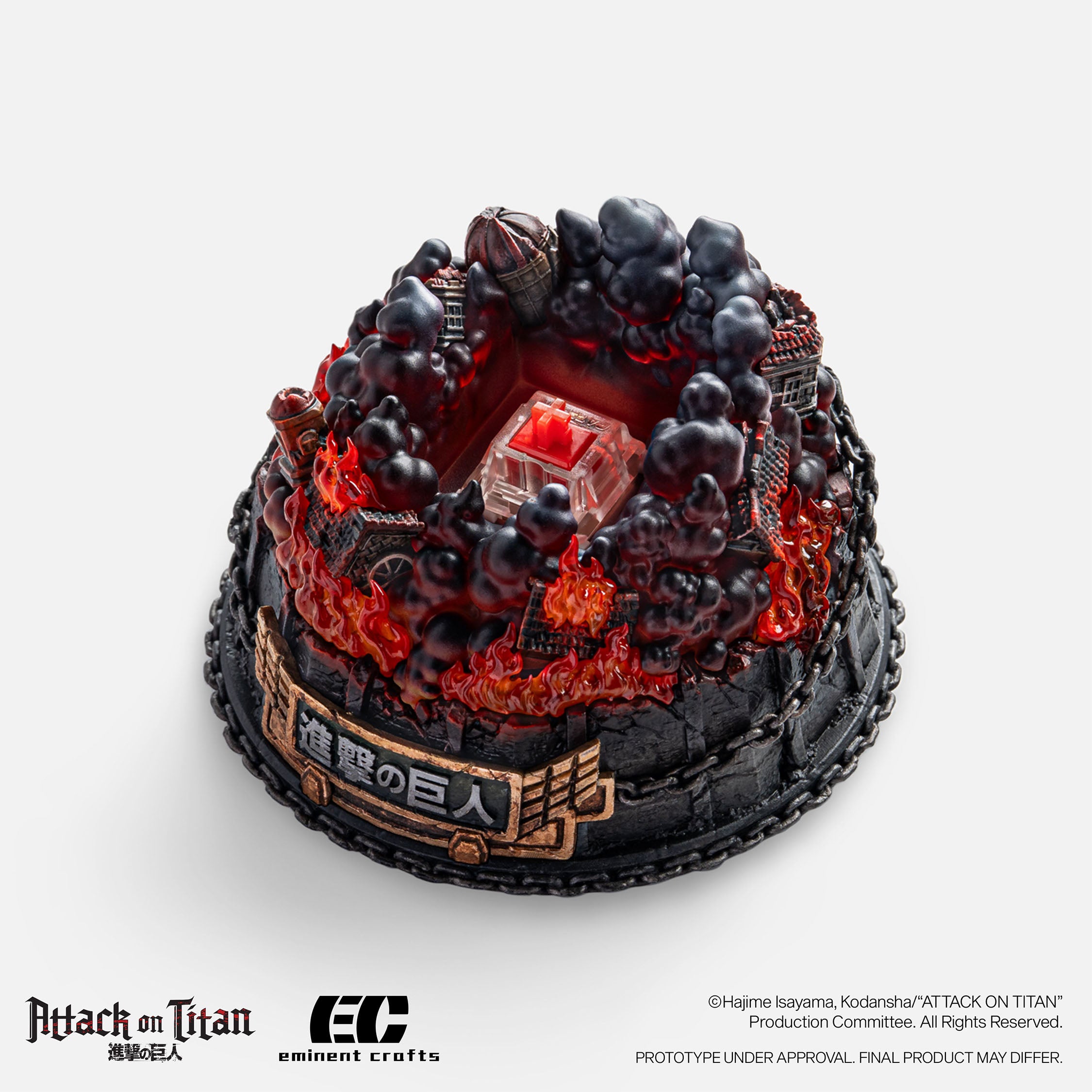 [Instock] Attack on Tital Artisan keycap | Dwarf Factory
